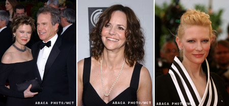 アネット・ベニングとウォーレン・ビーティ、サリー・フィールド、ケイト・ブランシェット(写真左から)